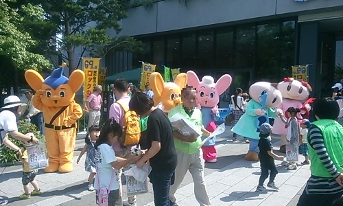 東京スカイツリーでの防犯活動